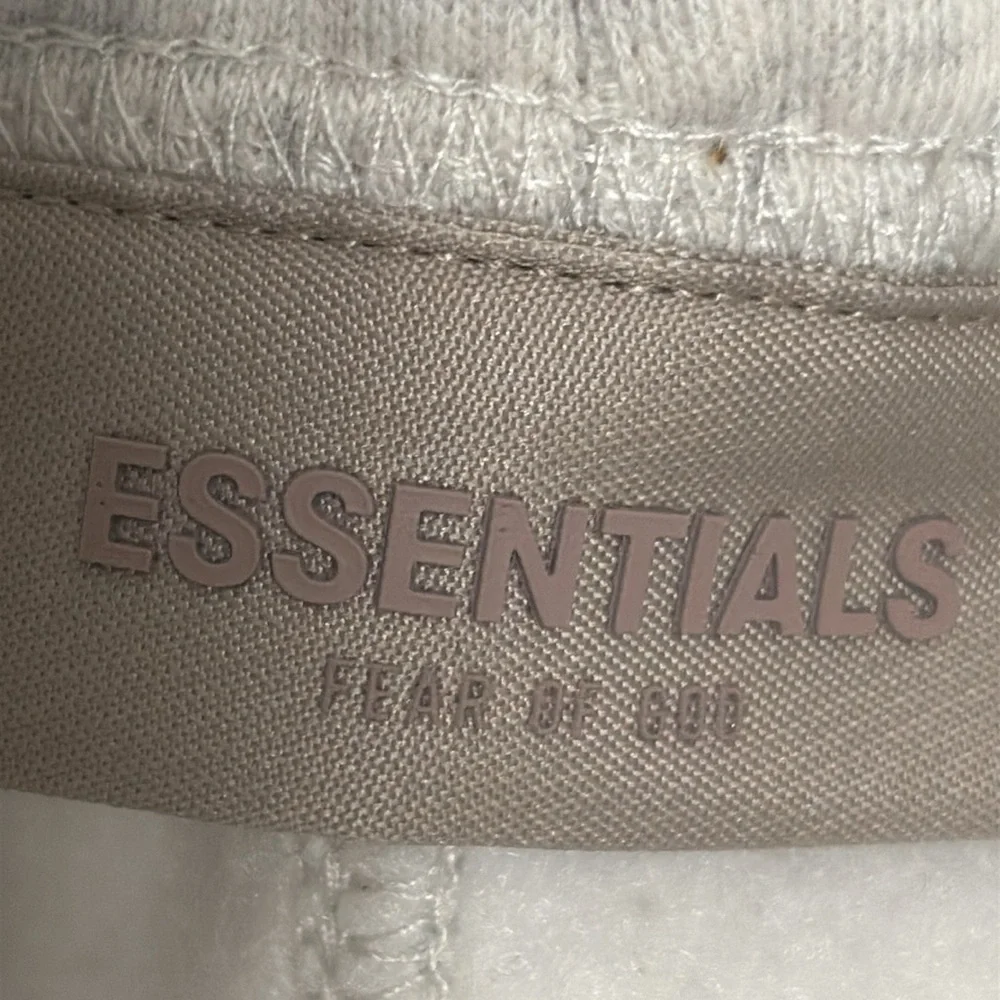 Fear of God Essentials light oatmeal Sweatpants Relaxed Fit Cotton-Blend XL new - Picture 8 of 16
